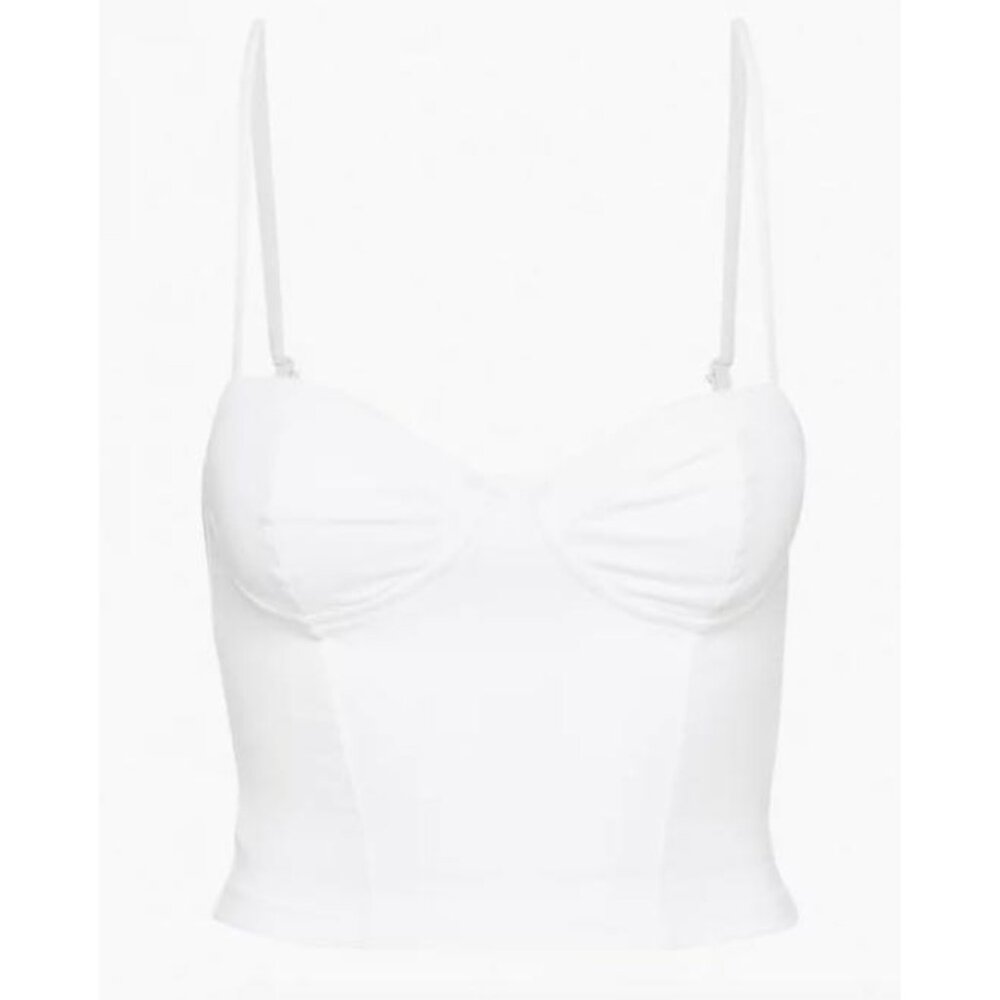 Aritzia Sunday Best Liana tank in white